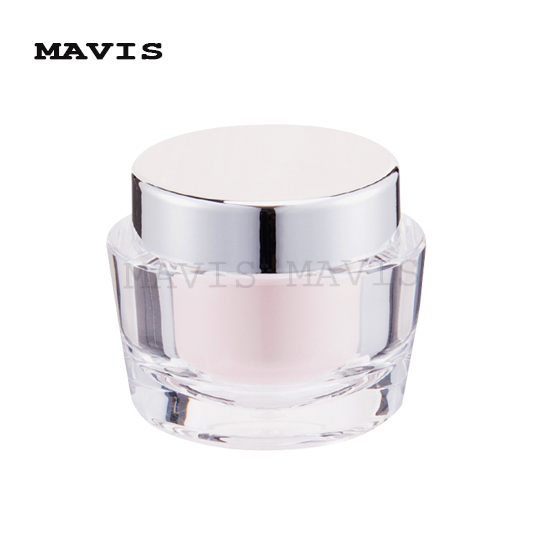 Double wal high end environmental plastic jar